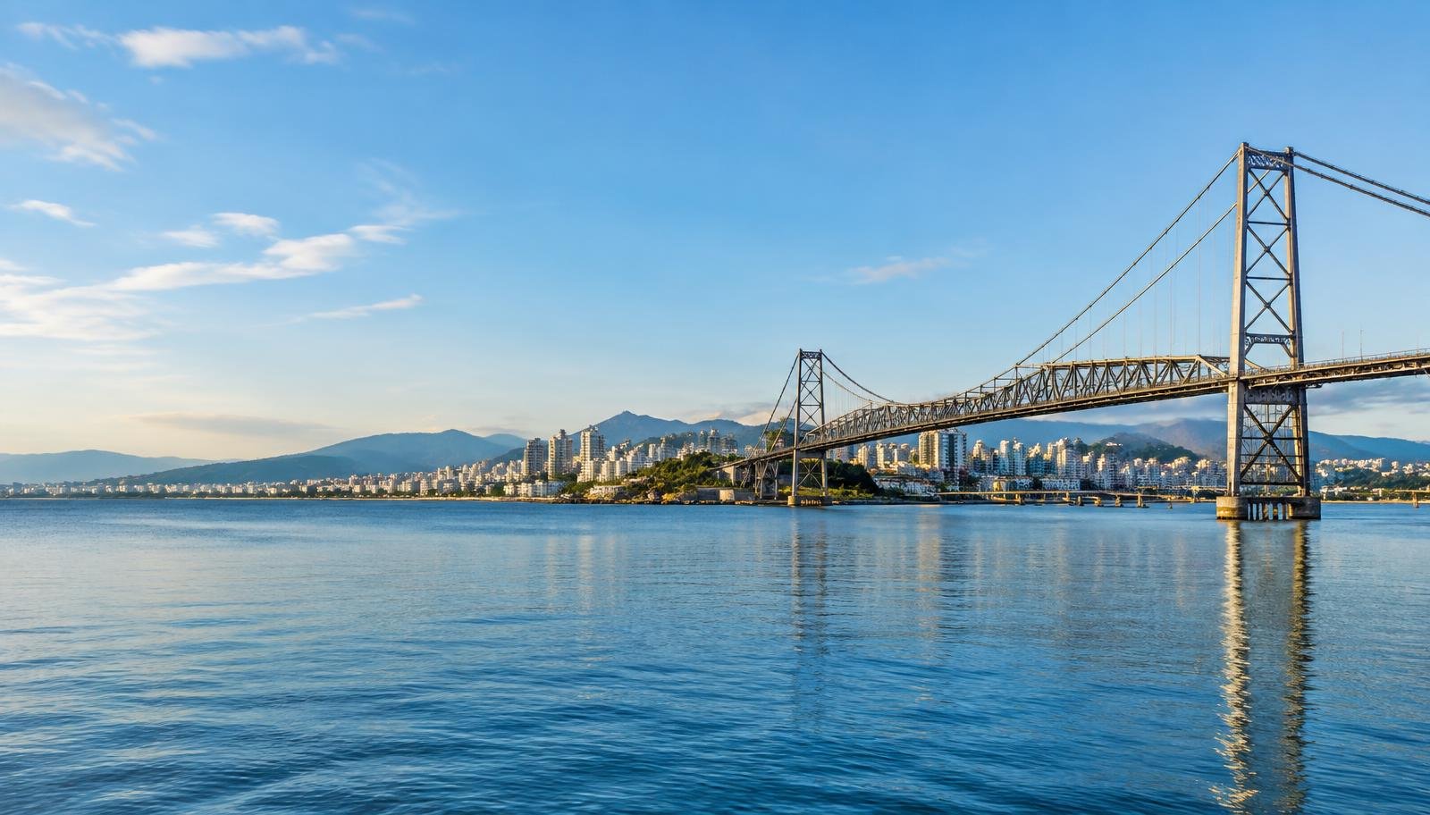 Ponte Hercílio Luz e Florianópolis